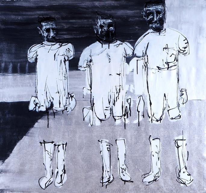 Deux Frères (2024 | 77x83cm | acrylic on canvas